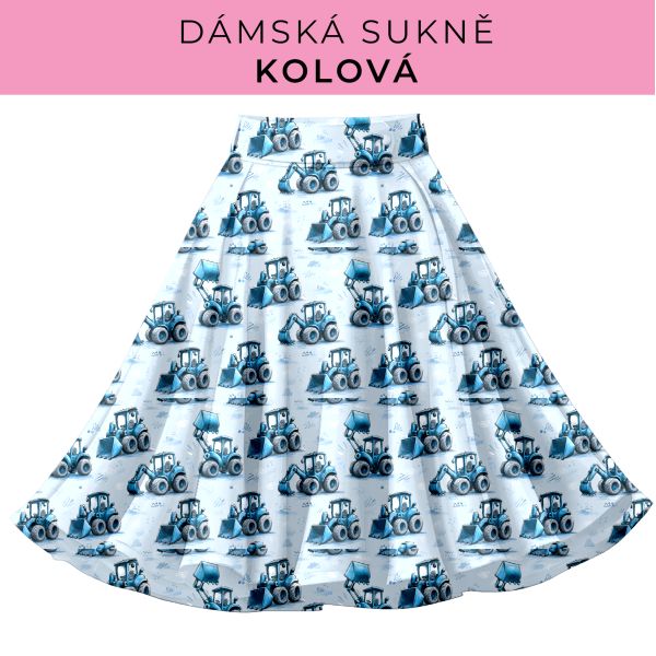 DÁMSKÝ střih - Kolová sukně
