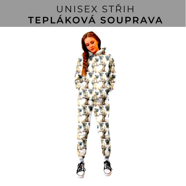 DÁMSKÝ střih - SET mikina a tepláky 