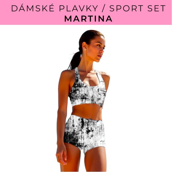 Dámský střih - plavky / sportovní set Martina