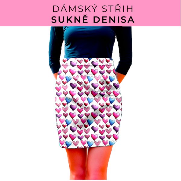 Dámský střih - Dámská sukně Denisa