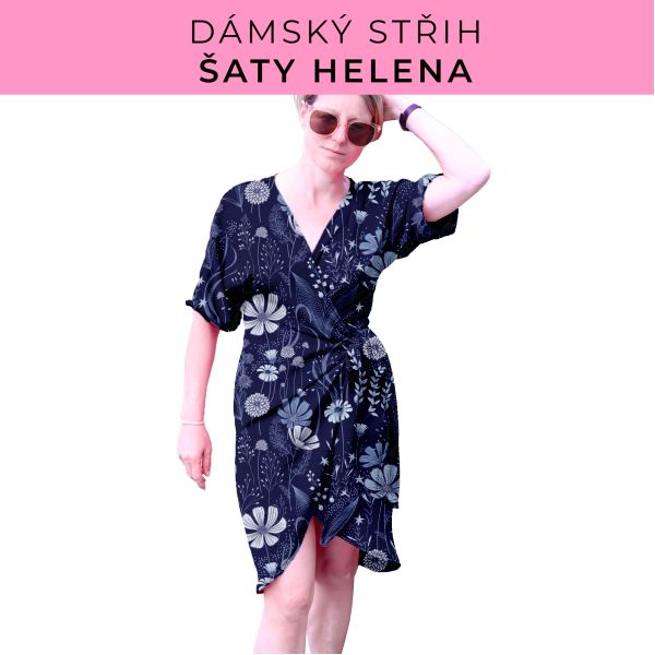 Dámský střih na šaty  Helena