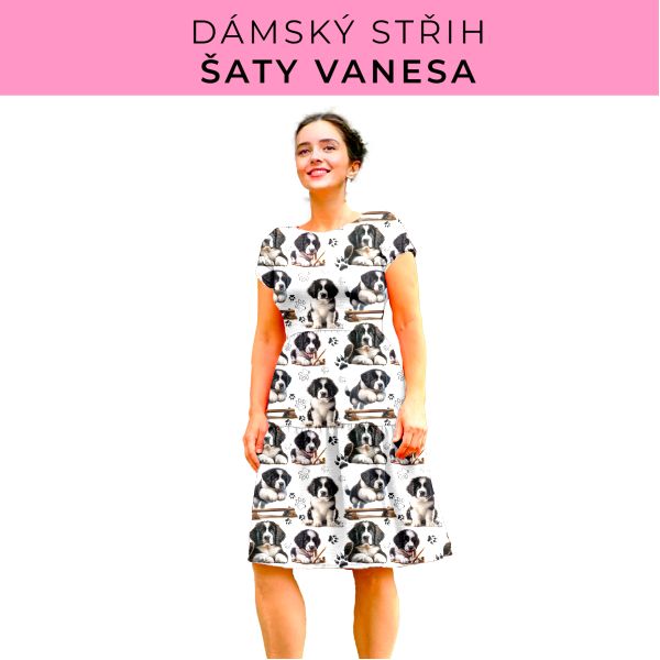 Dámský střih šaty Vanesa
