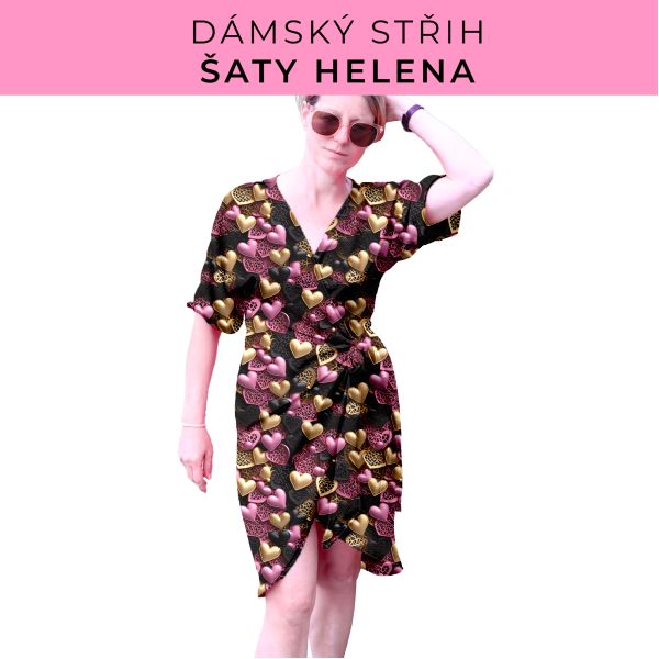 Dámský střih na šaty  Helena