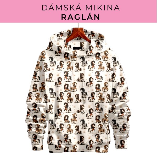 DÁMSKÝ střih - mikina raglán