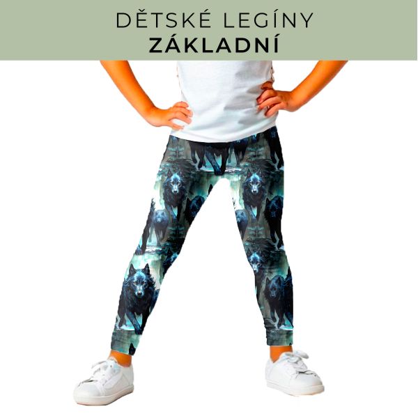 DĚTSKÝ střih - legíny základní