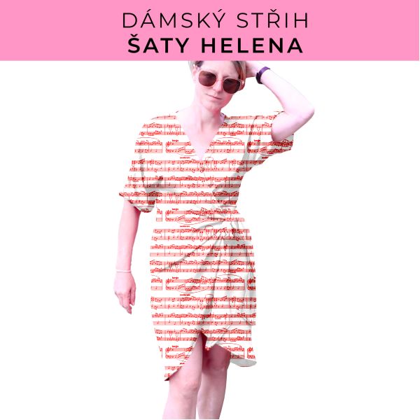 Dámský střih na šaty  Helena