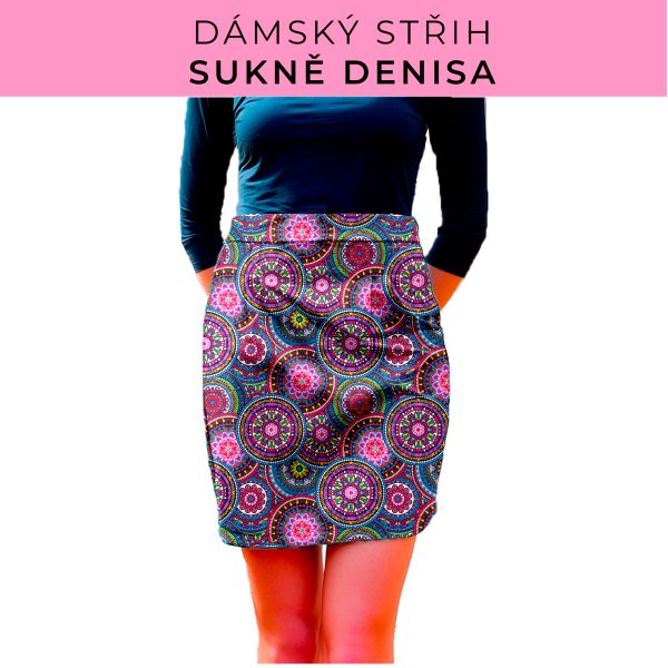 Dámský střih - Dámská sukně Denisa