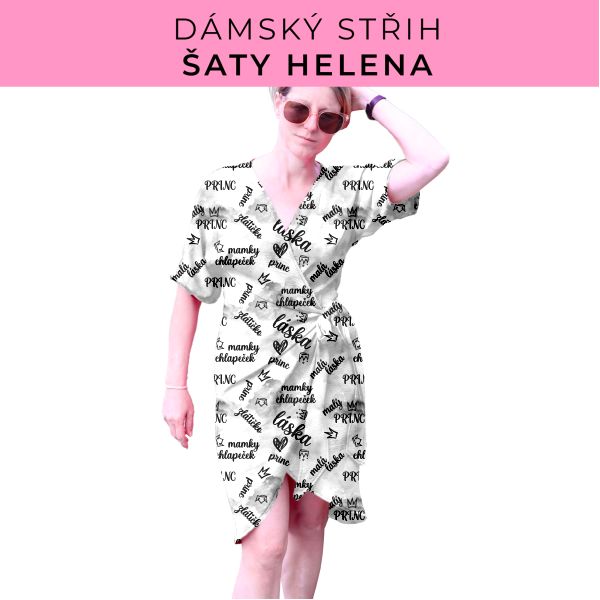 Dámský střih na šaty  Helena
