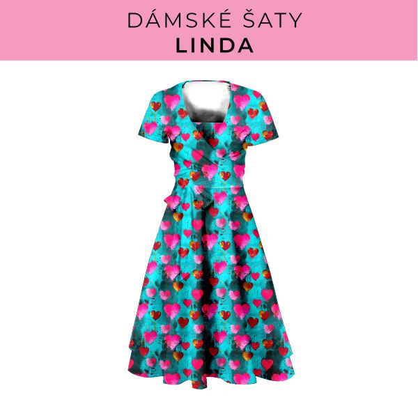 DÁMSKÝ střih - šaty Linda
