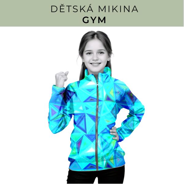 Dětská střih - mikina GYM