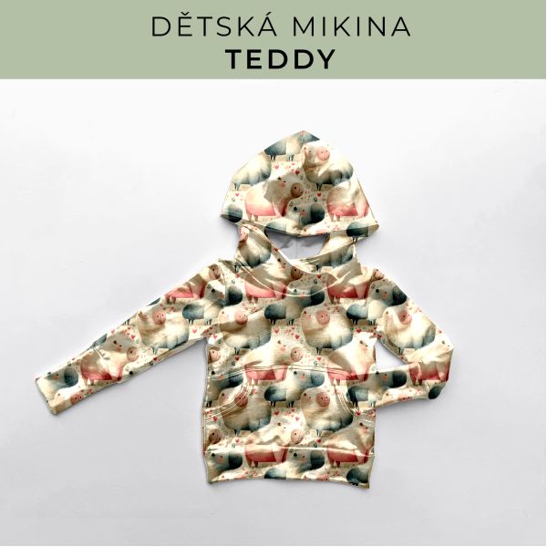 DĚTSKÝ střih - Mikina Teddy