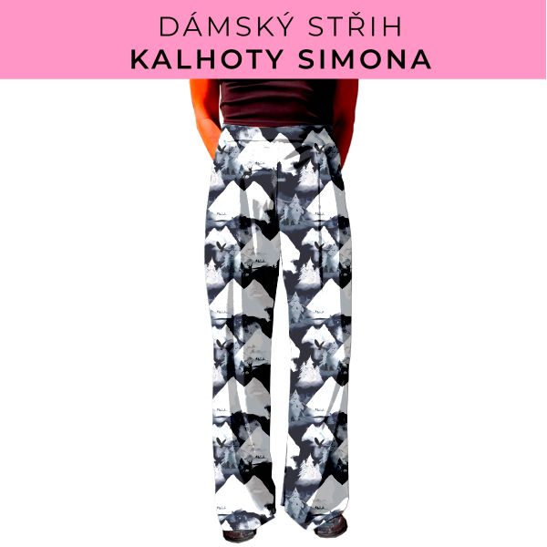 Dámský střih - kalhoty Simona