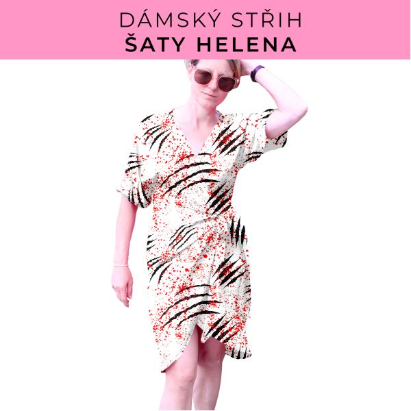 Dámský střih na šaty  Helena