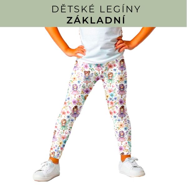 DĚTSKÝ střih - legíny základní