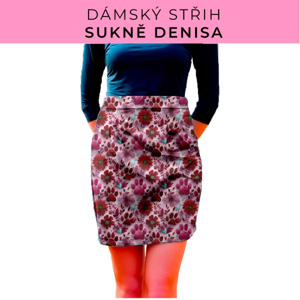 Dámský střih - Dámská sukně Denisa