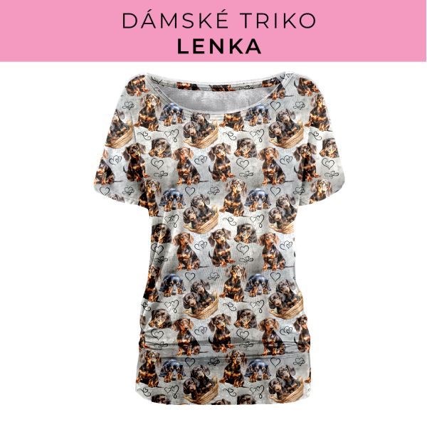 DÁMSKÝ střih - Triko Lenka