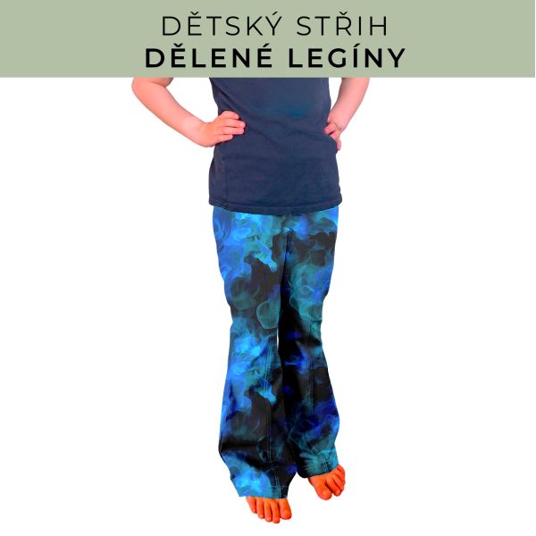 Dětský střih - Dělené legíny