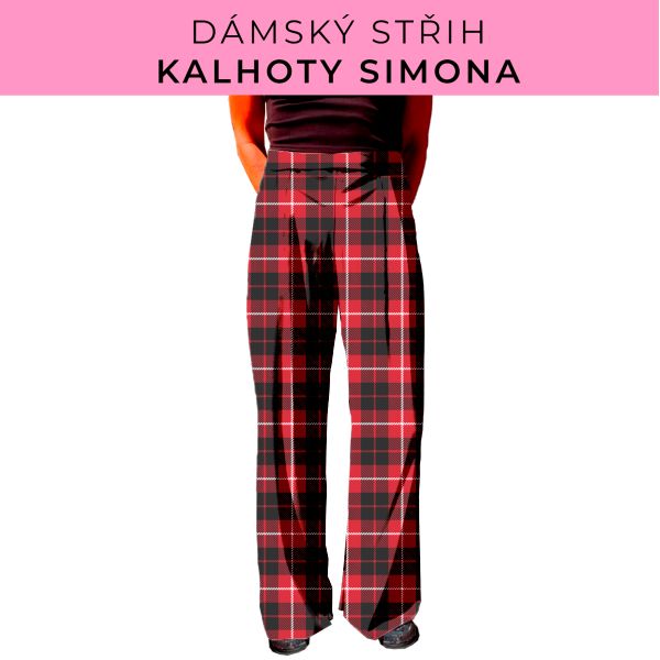 Dámský střih - kalhoty Simona