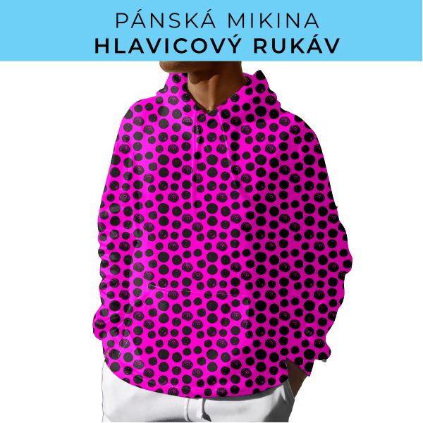 PÁNSKÝ střih - mikina s kapucí