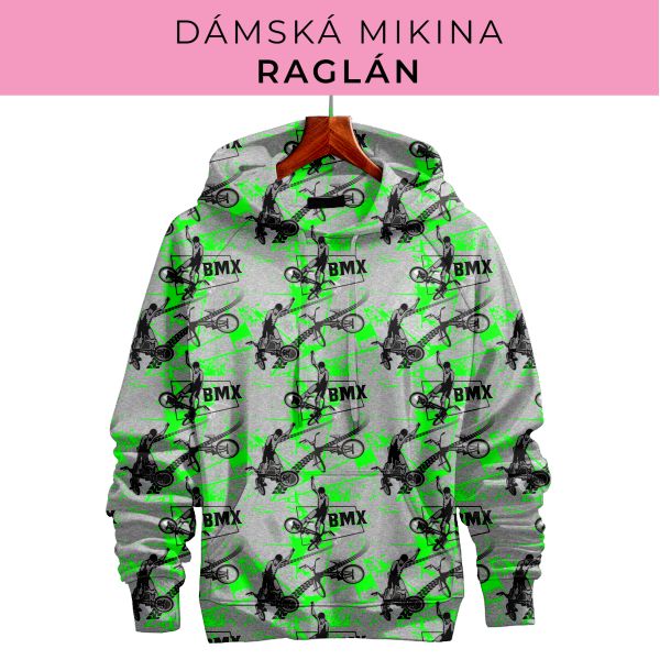DÁMSKÝ střih - mikina raglán