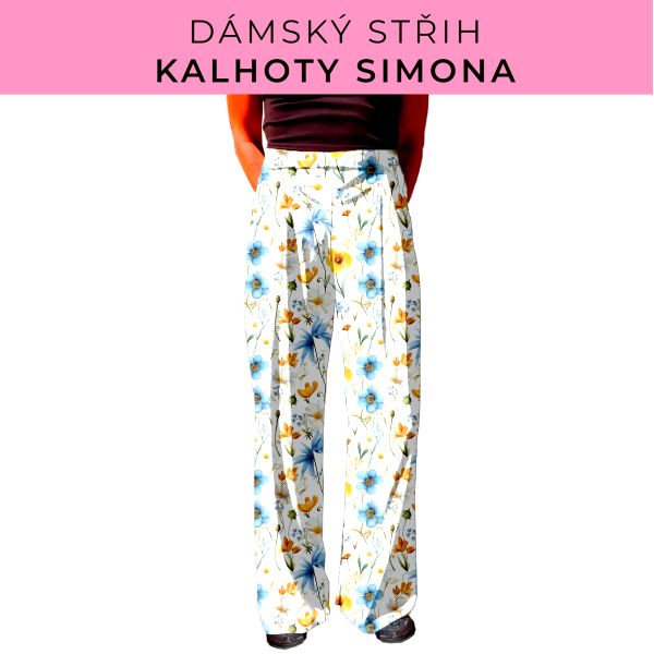 Dámský střih - kalhoty Simona