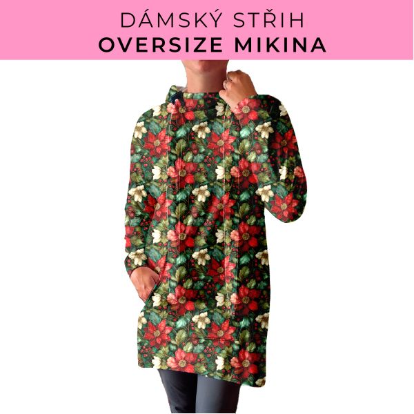 DÁMSKÝ střih - Oversize mikina