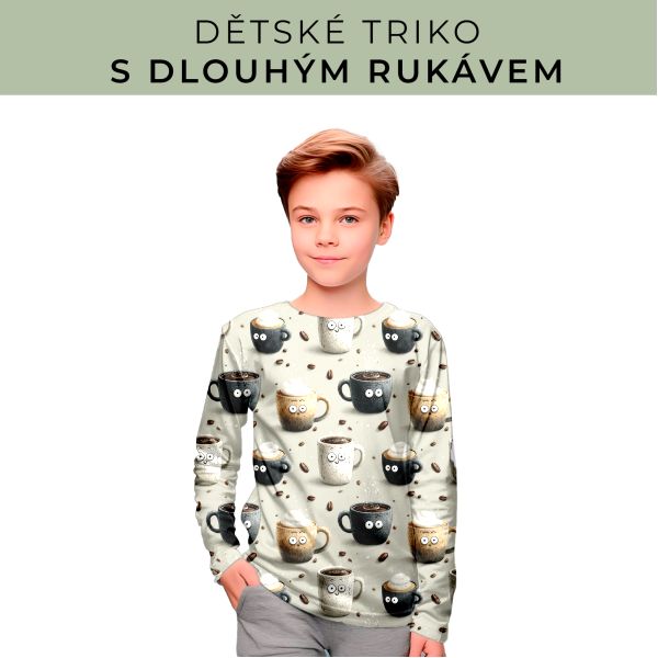 DĚTSKÝ střih - triko dlouhý rukáv