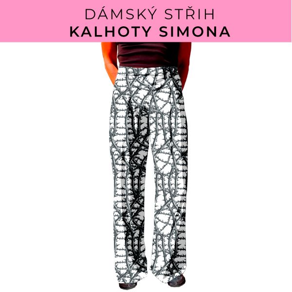 Dámský střih - kalhoty Simona