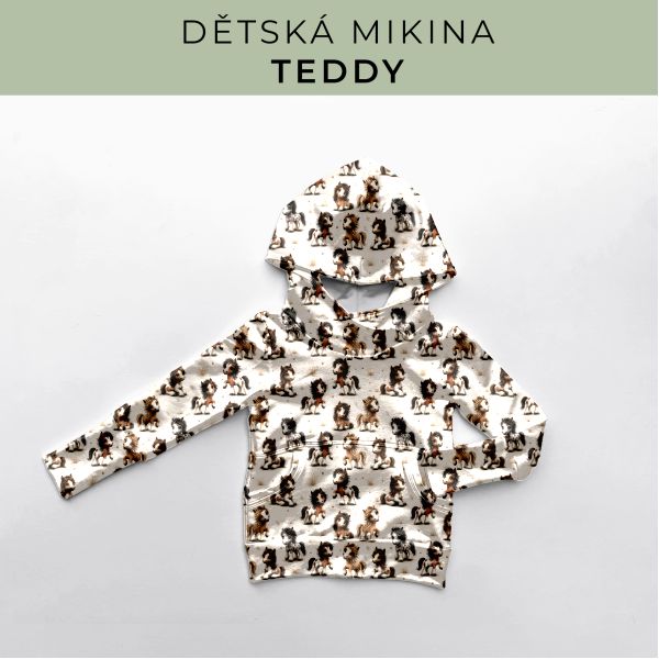 DĚTSKÝ střih - Mikina Teddy