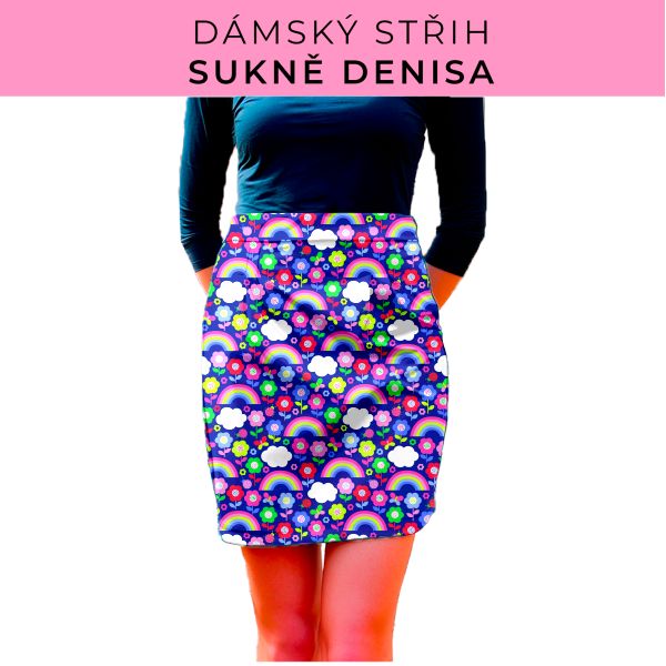 Dámský střih - Dámská sukně Denisa