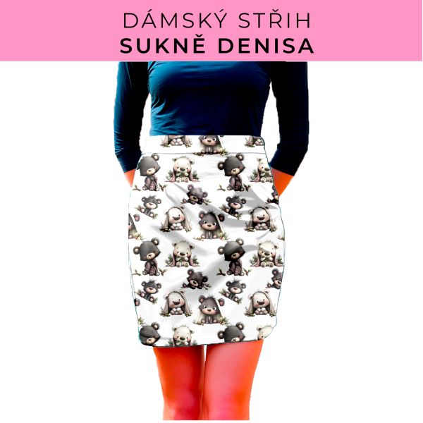 Dámský střih - Dámská sukně Denisa