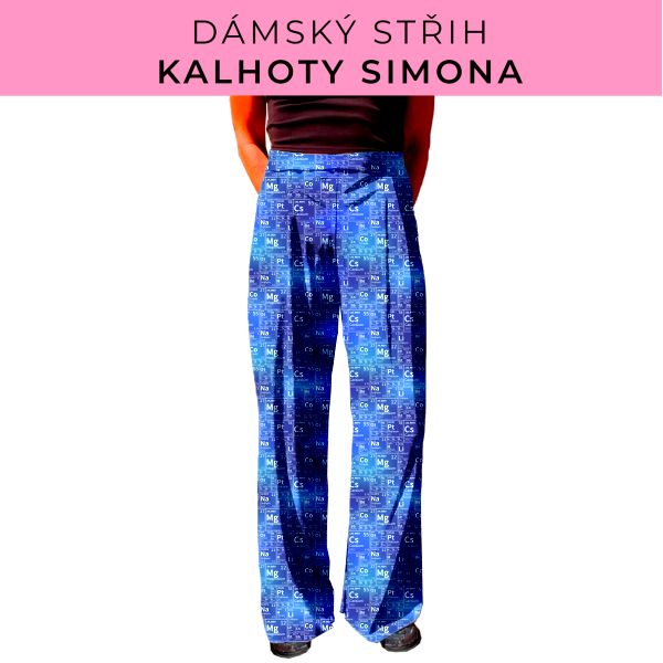 Dámský střih - kalhoty Simona