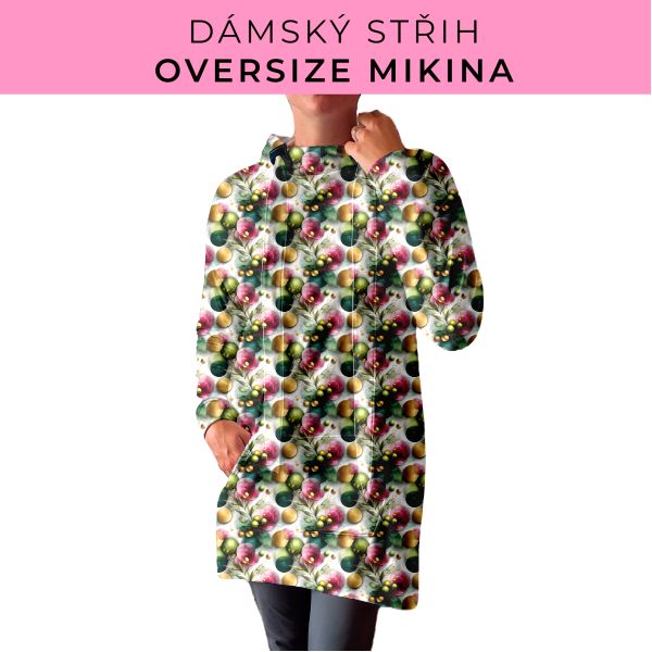 DÁMSKÝ střih - Oversize mikina