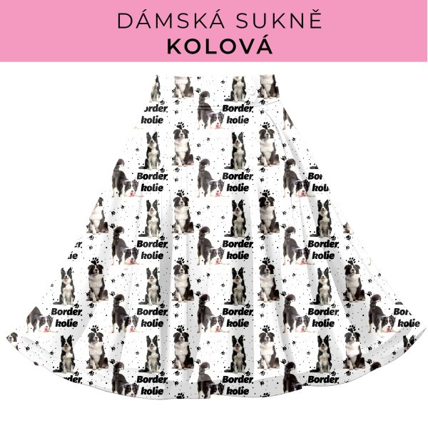 DÁMSKÝ střih - Kolová sukně