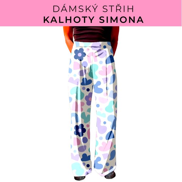 Dámský střih - kalhoty Simona