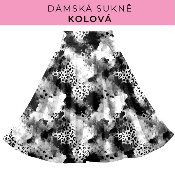DÁMSKÝ střih - Kolová sukně