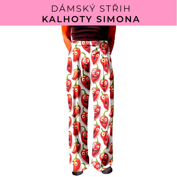 Dámský střih - kalhoty Simona