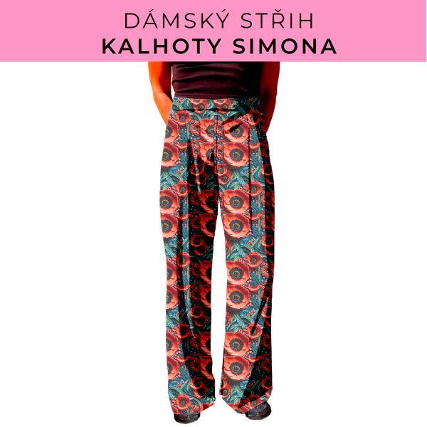 Dámský střih - kalhoty Simona