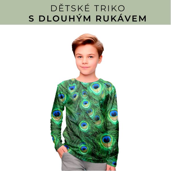 DĚTSKÝ střih - triko dlouhý rukáv