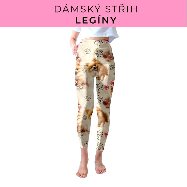 DÁMSKÝ střih - legíny SPORT - SLIM FIT