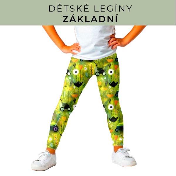 DĚTSKÝ střih - legíny základní