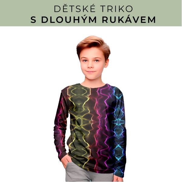 DĚTSKÝ střih - triko dlouhý rukáv