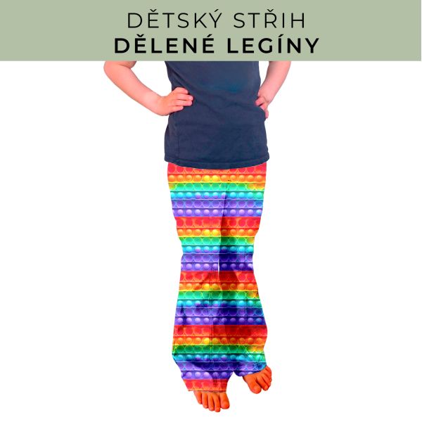 Dětský střih - Dělené legíny