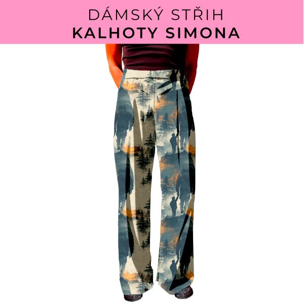 Dámský střih - kalhoty Simona