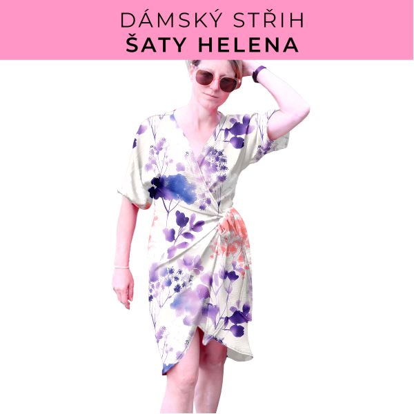 Dámský střih na šaty  Helena