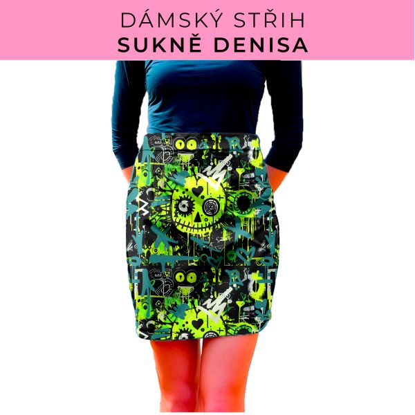 Dámský střih - Dámská sukně Denisa