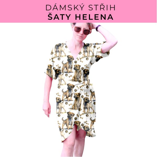 Dámský střih na šaty  Helena