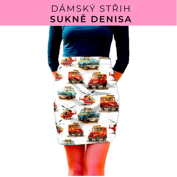 Dámský střih - Dámská sukně Denisa
