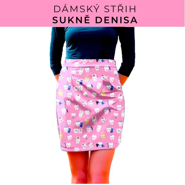 Dámský střih - Dámská sukně Denisa