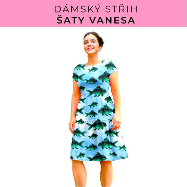 Dámský střih šaty Vanesa